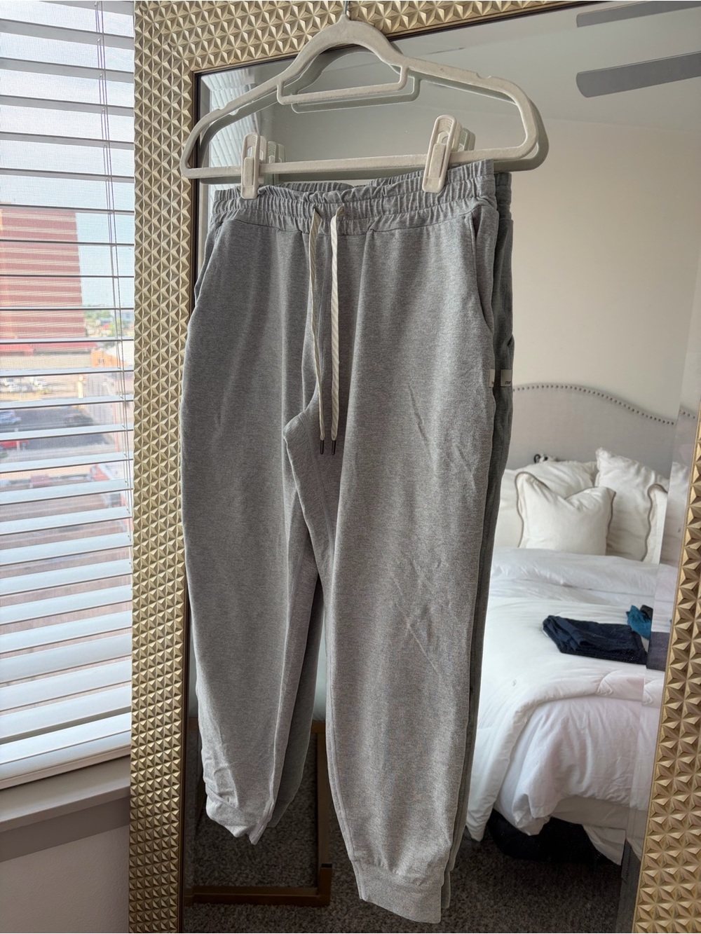 Women's Gray Drawstring Jogger Pants